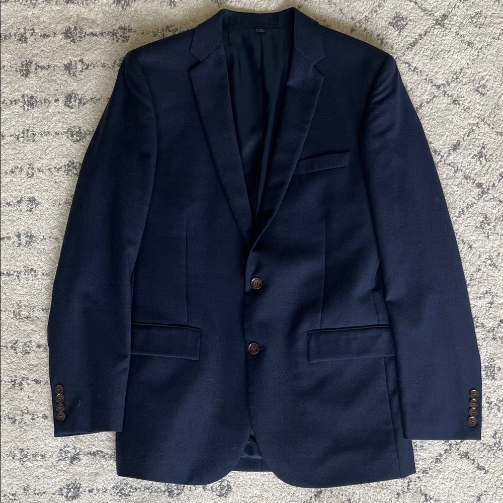 J.Crew Factory Men’s Navy Warm Blazer